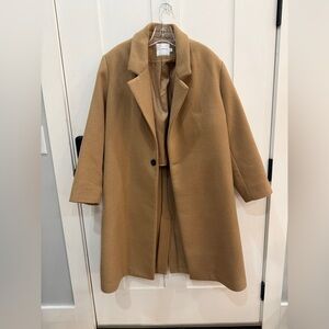 Topman Camel Women's Trench Coat